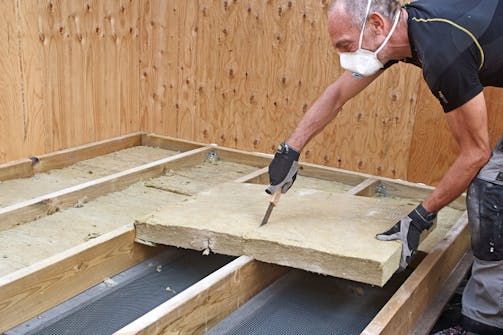 Gulv i isolert bod Isolere gulv i bod